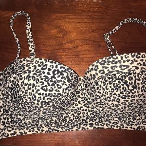 Target Cheetah Bikini Top